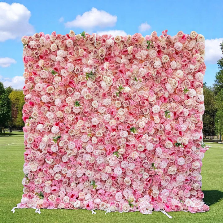 3D Flower Wall - Rose Dream Floral Wall Backdrop
