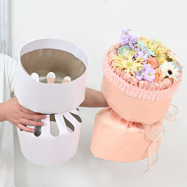 Round Shaped Bouquet Wrapping Lining Cardboard Paper