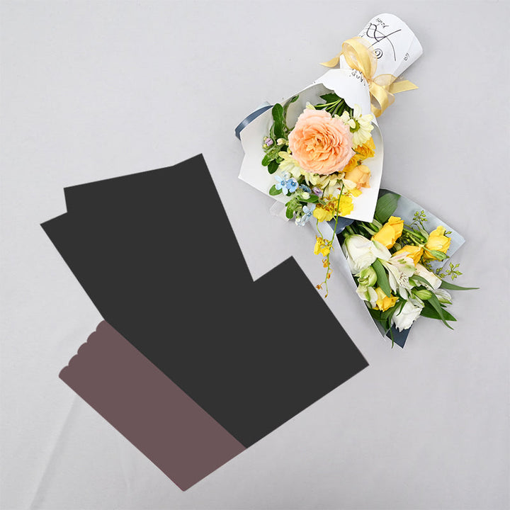 Set of 20 Single Rose Flower Wrapping Kraft Paper