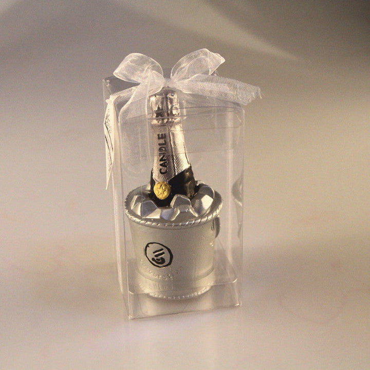 Champagne Bottle Shaped Candle