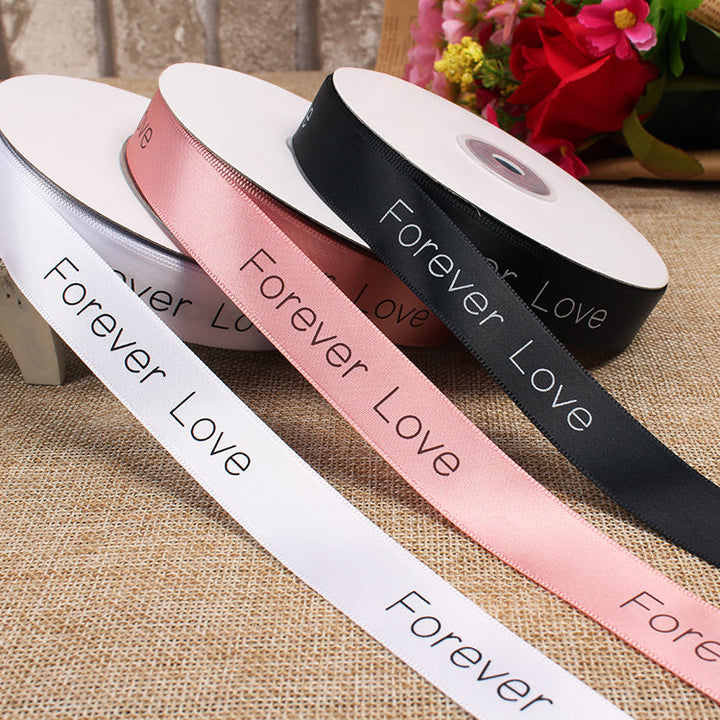 Valentine's Day Forever Love Satin Ribbon (20mmx49Yd) is a delightful addition to your valentine flowers collection.