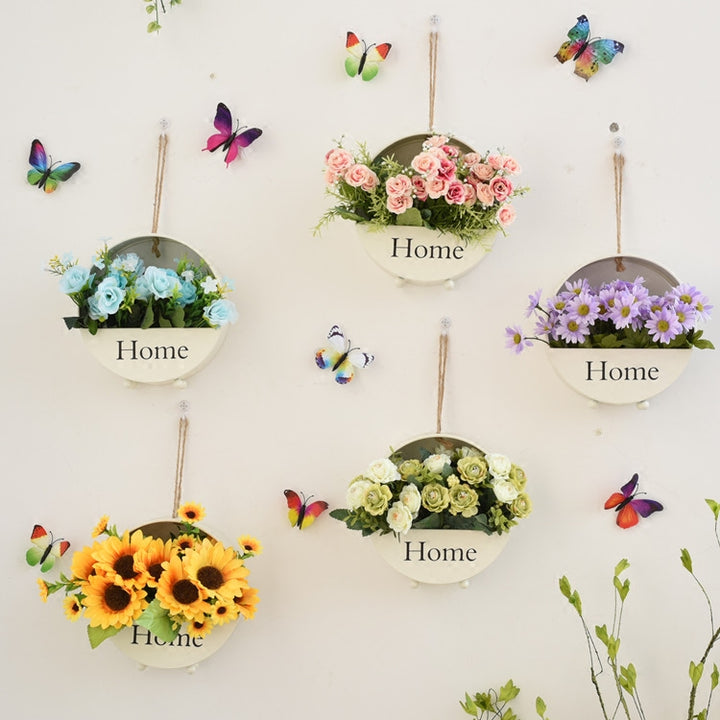 Nordic Hanging Wall Flower Baskets for Creative Home Wall Decor