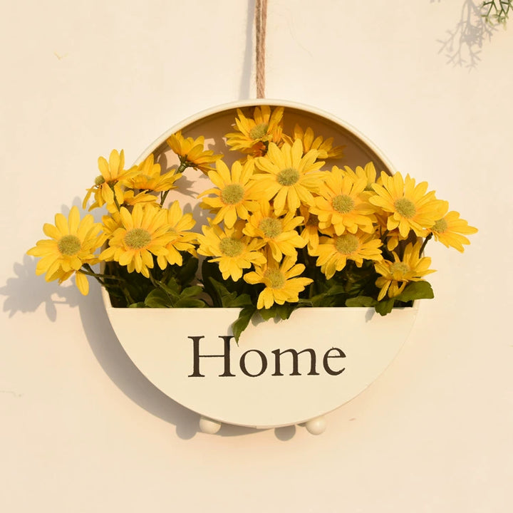 Nordic Hanging Wall Flower Baskets for Creative Home Wall Decor