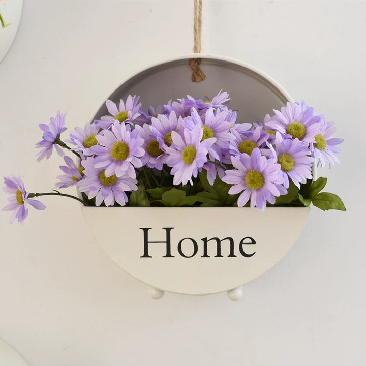 Nordic Hanging Wall Flower Baskets for Creative Home Wall Decor