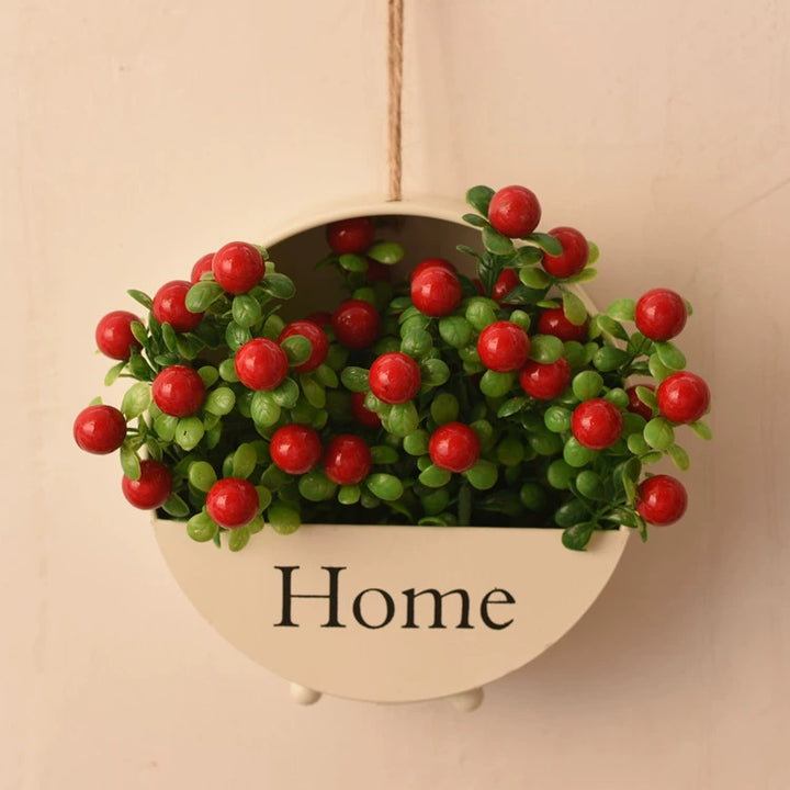 Nordic Hanging Wall Flower Baskets for Creative Home Wall Decor