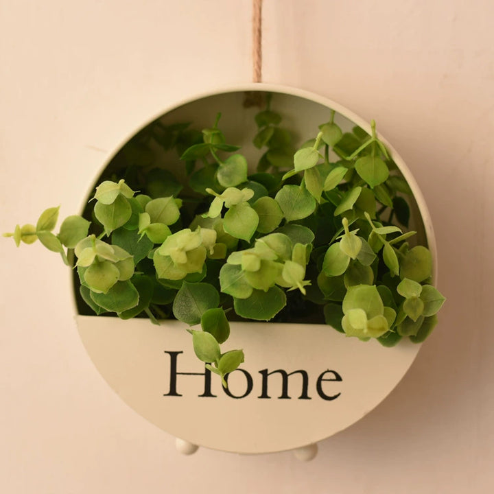 Nordic Hanging Wall Flower Baskets for Creative Home Wall Decor