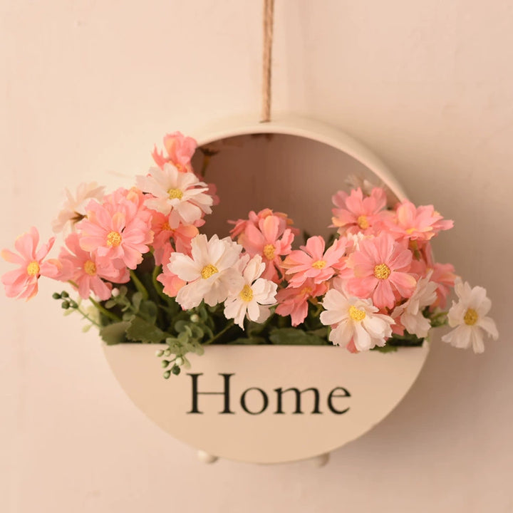 Nordic Hanging Wall Flower Baskets for Creative Home Wall Decor