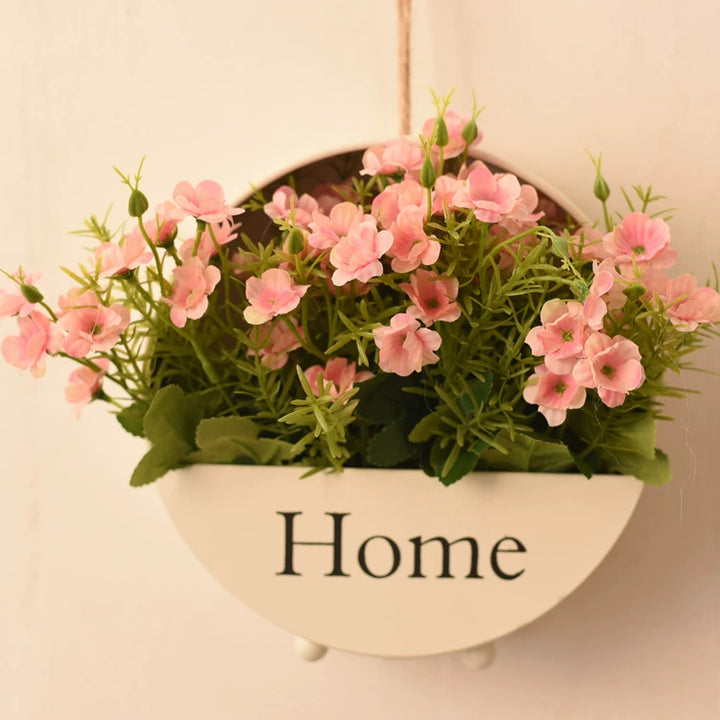 Nordic Hanging Wall Flower Baskets for Creative Home Wall Decor