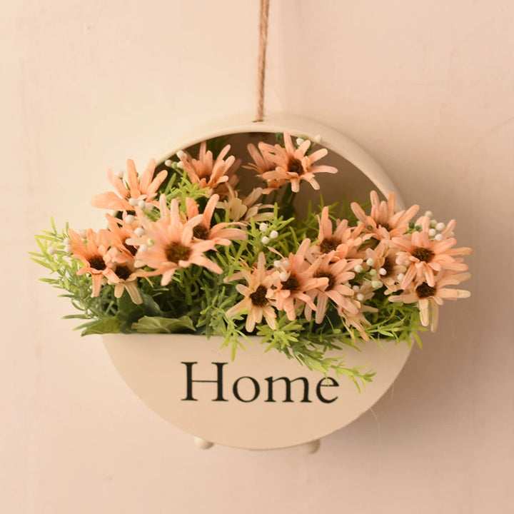 Nordic Hanging Wall Flower Baskets for Creative Home Wall Decor