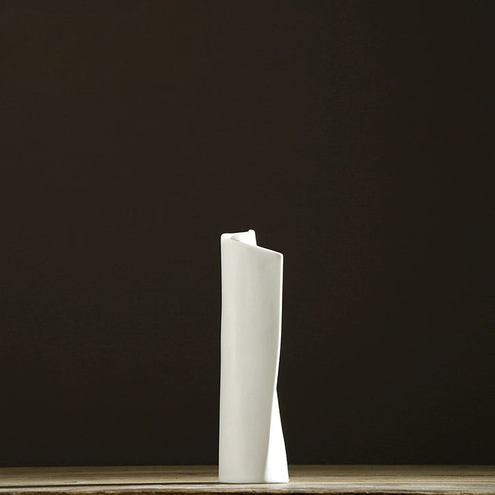 Minimalist Tall Ceramic Flower Vase for Elegant Arrangements