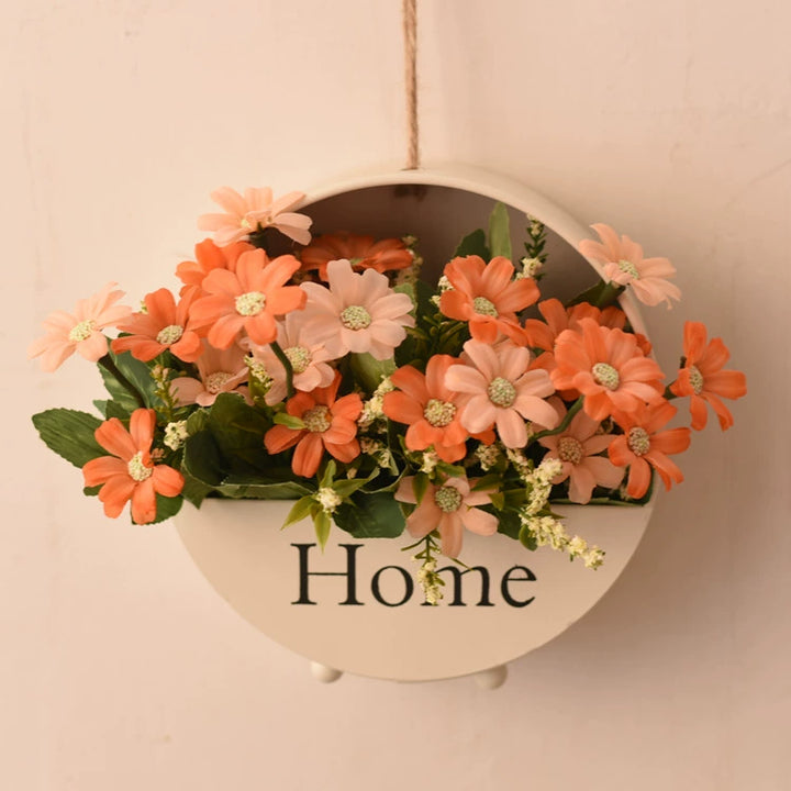 Nordic Hanging Wall Flower Baskets for Creative Home Wall Decor