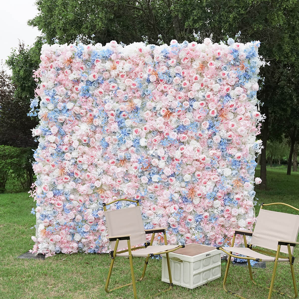 3D Flower Wall - Pastel Dream Floral Wall Backdrop