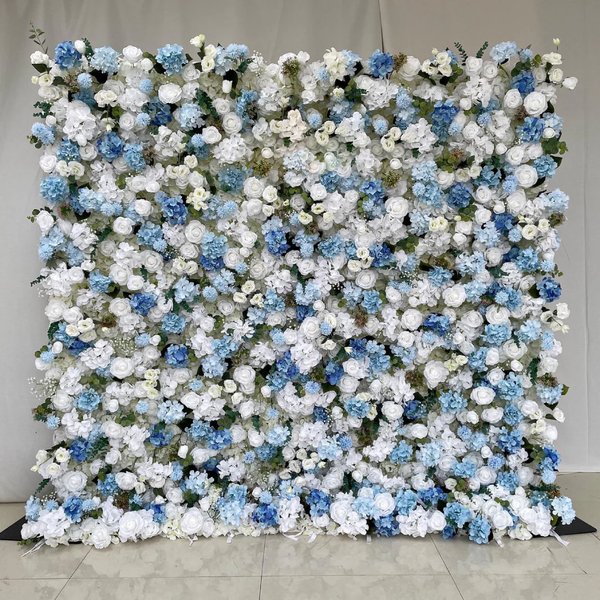 3D Flower Wall - Ocean Breeze Floral Wall Backdrop