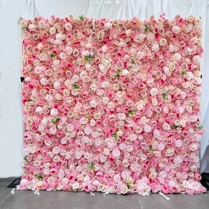 3D Flower Wall - Rose Dream Floral Wall Backdrop