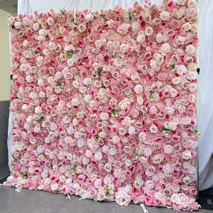 3D Flower Wall - Rose Dream Floral Wall Backdrop