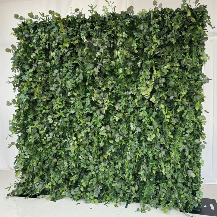 3D Flower Wall - Eucalyptus Greenery Grass Wall Backdrop