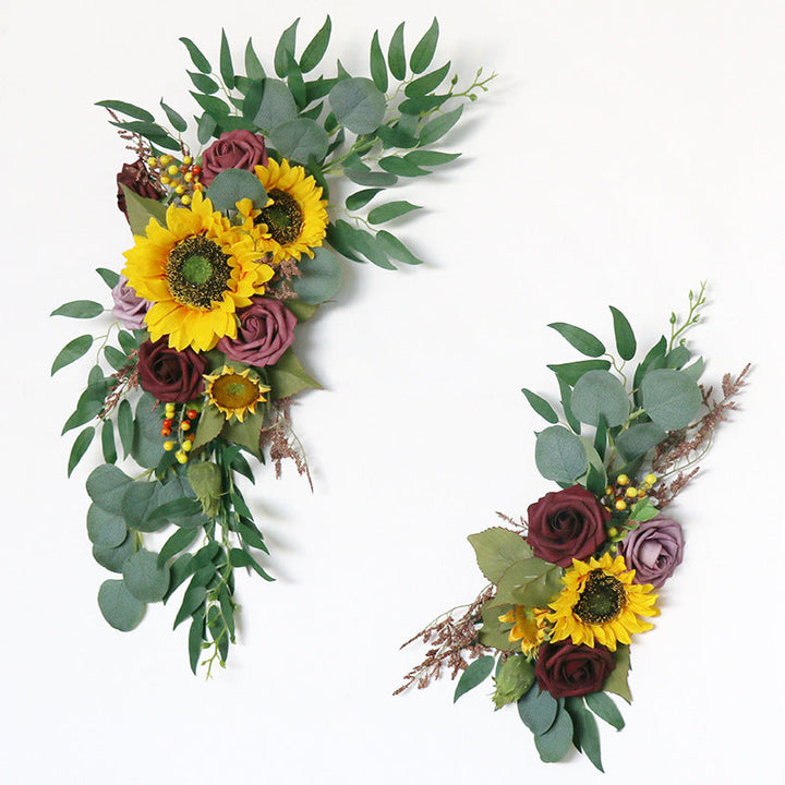 Sunflower Arch Flowers for Wedding Party Decor