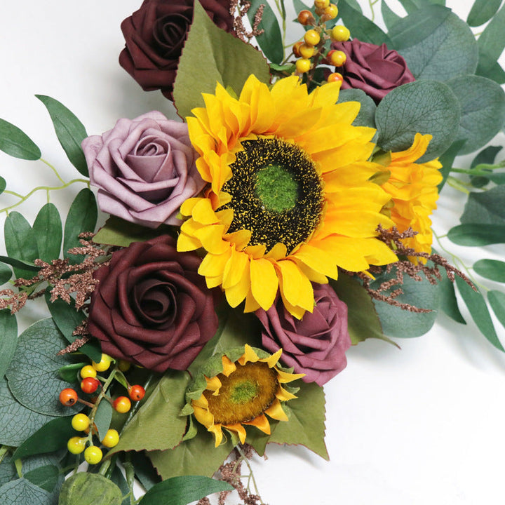 Sunflower Arch Flowers for Wedding Party Decor