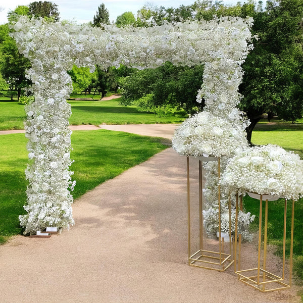 Baby's Breath Flower Row for Wedding Party Decor Proposal