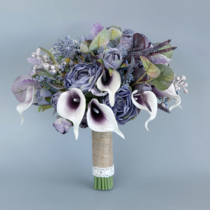 Mystical Lavender and Calla Lily Bridal Bouquet