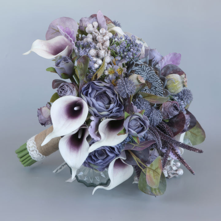 Mystical Lavender and Calla Lily Bridal Bouquet