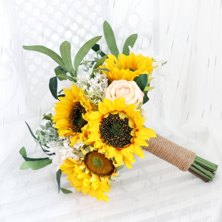 Radiant Sunflower Bridesmaid Bouquet