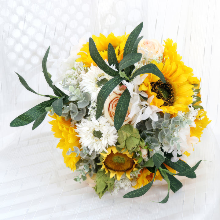 Radiant Sunflower Bridesmaid Bouquet