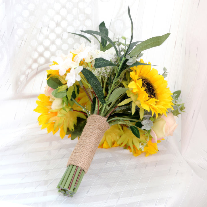 Radiant Sunflower Bridesmaid Bouquet