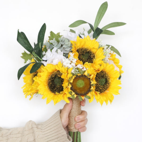 Radiant Sunflower Bridesmaid Bouquet