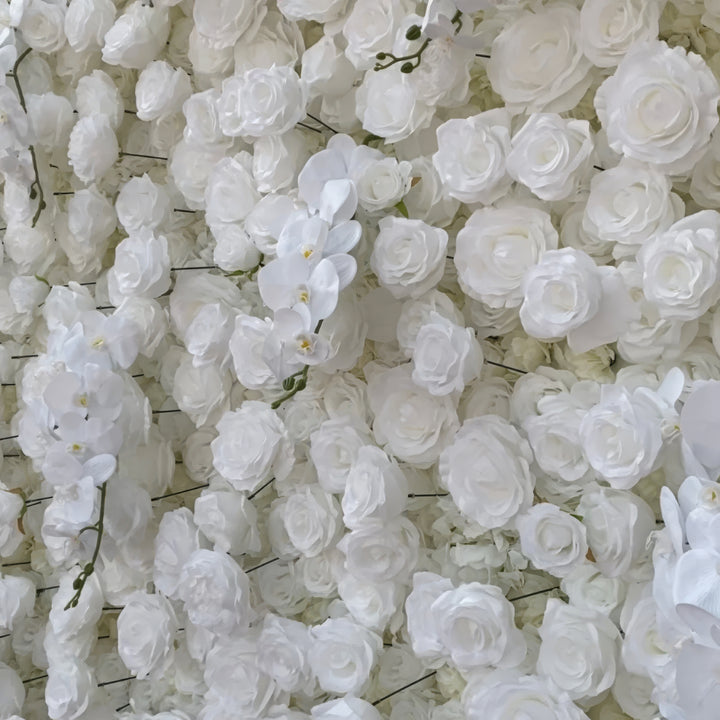 Pure Elegance Floral Wall Backdrop