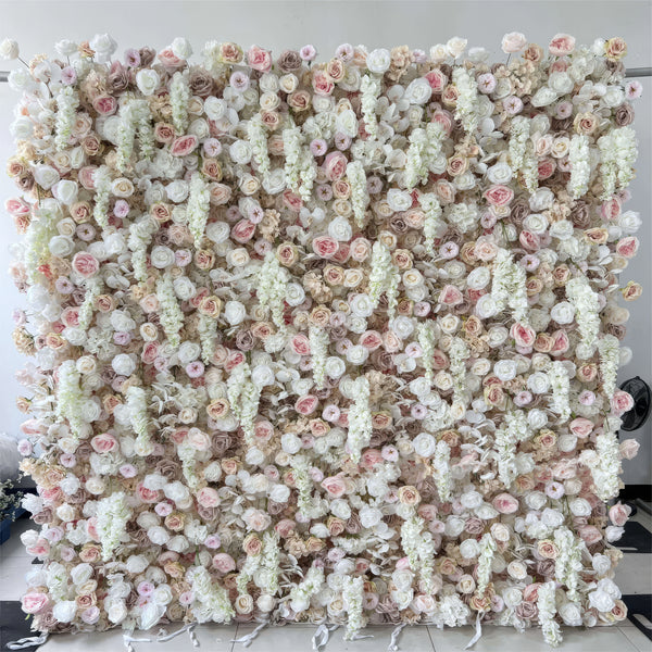 3D Flower Wall -  Blushing Beauty Floral Wall Backdrop