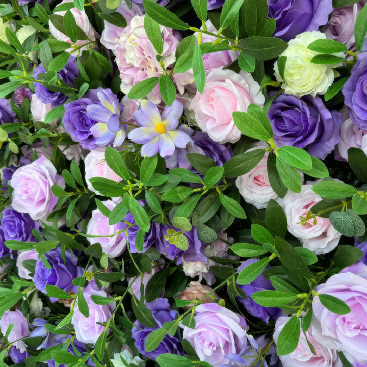 3D Flower Wall - Lavender Bliss Floral Wall Backdrop