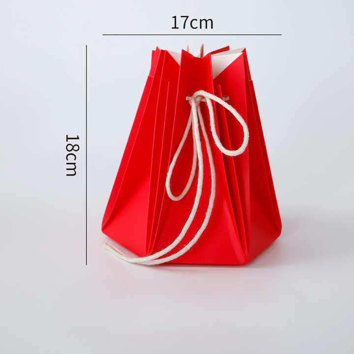 Drawstring Waterproof Paper Flower Vase Pack 10