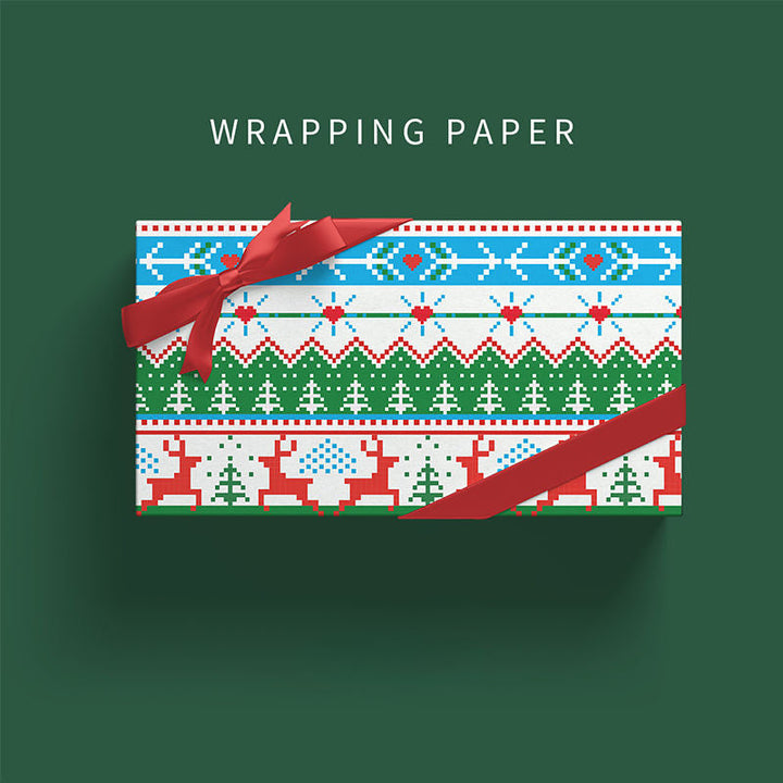 Christmas gift wrap Wrapping Paper (50x70cm) Pack 2