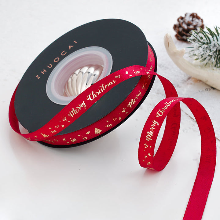 24 Yards Christmas Satin Ribbon for Crafts is a wonderful addition to your christmas arrangements collection.