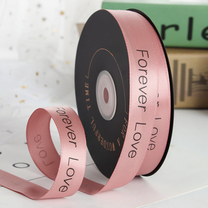 Valentine's Day Forever Love Satin Ribbon (20mmx49Yd) is a delightful addition to your valentine's gifts collection.