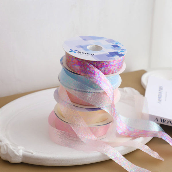 Mermaid Fancy Flower Gift Wrapping Ribbon 18Yd