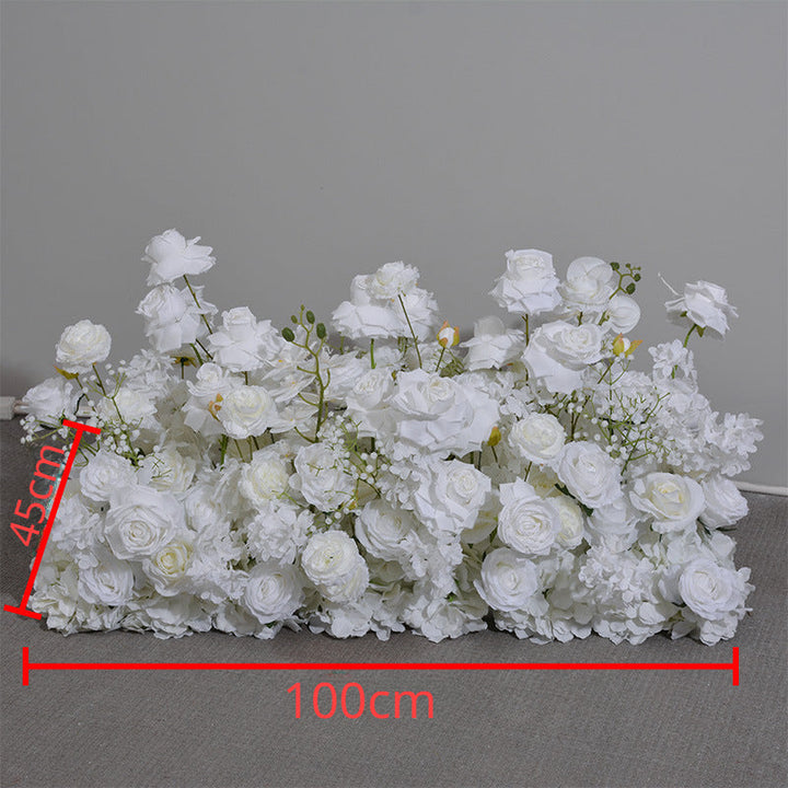 White Rose Flower Arch Set for Wedding Party Proposal Decor