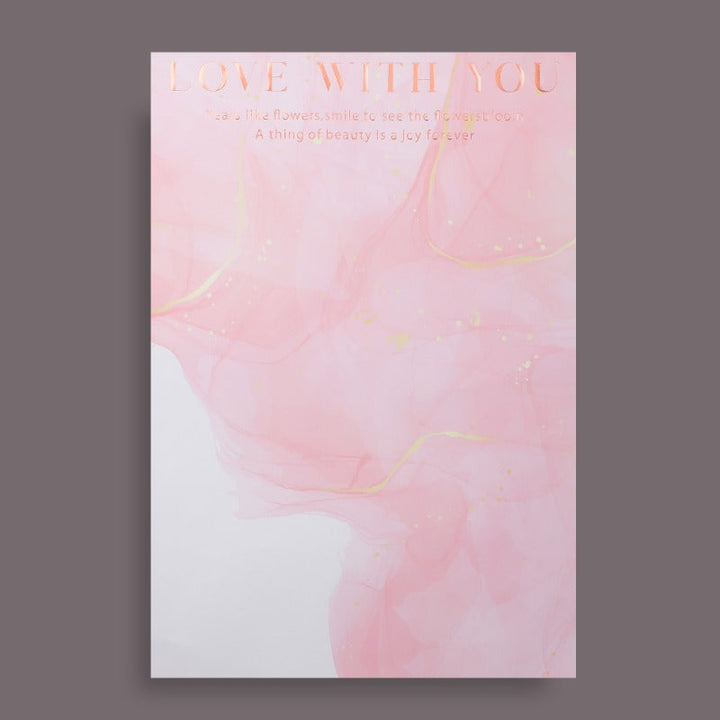 Pink Gradient Flower Wrapping Paper Pack 20 (38x53cm) is a delightful addition to your valentine's day flowers collection.