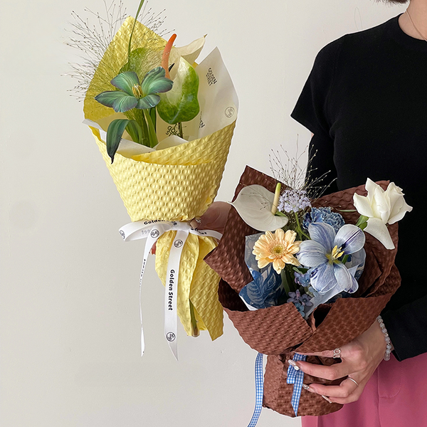 3D Embossed Waterproof Florist Paper Pack 10 (53x53cm)