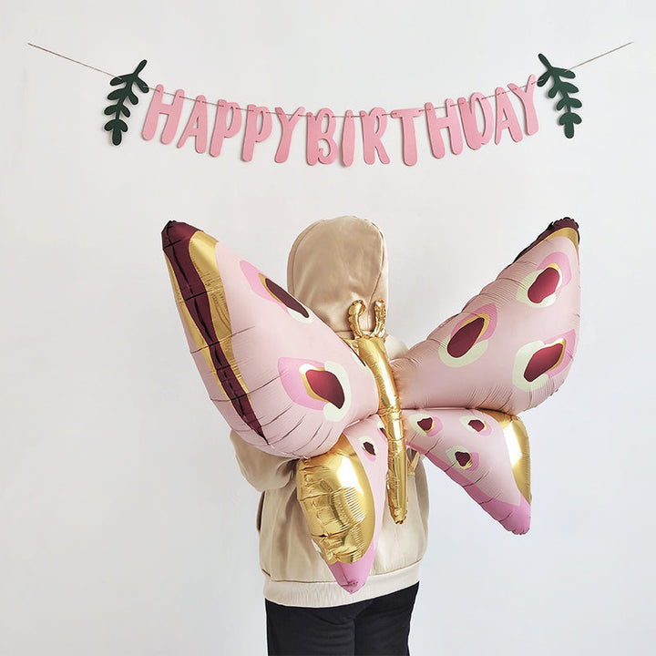 Pink Butterfly Fairy Wings Balloon