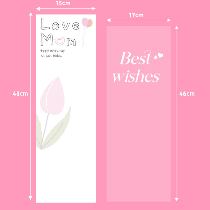 Mother's Day Single Flower Wraps Pack 20