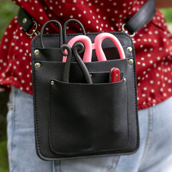 Florists Shears Tools Organizer Leather Waist Bag