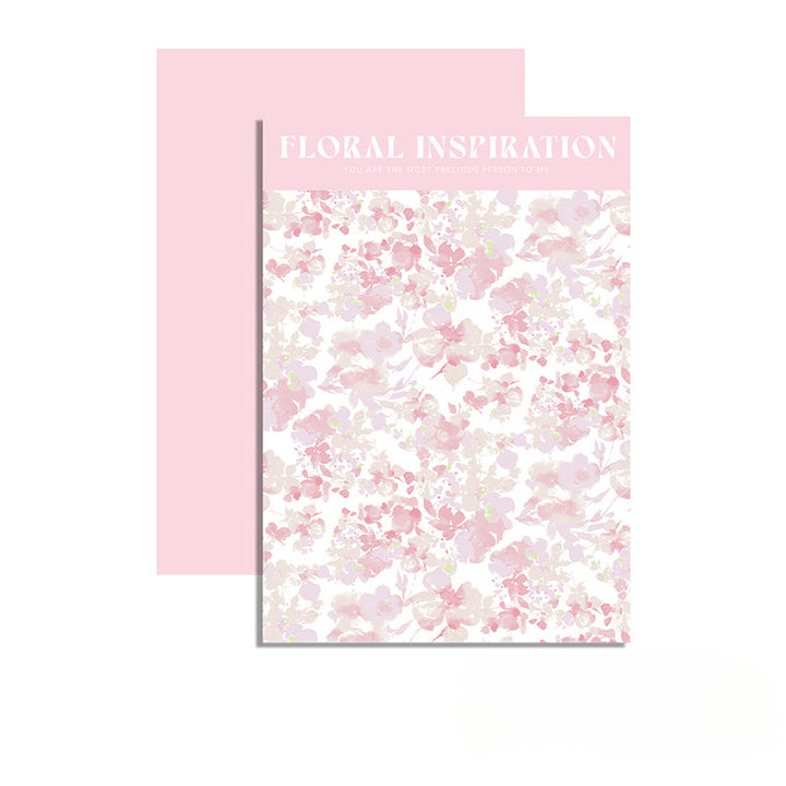 Floral Petal Printed Bouquet Wrapping Paper Pack 20