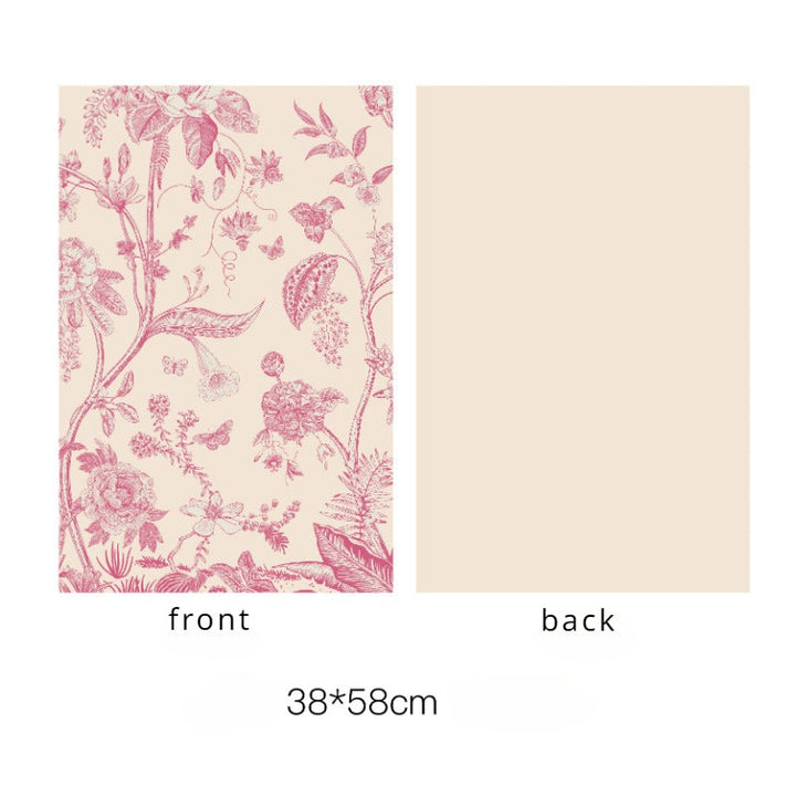 Mother's Day Vintage Floral Wrap Paper Pack 10 (38x58cm)