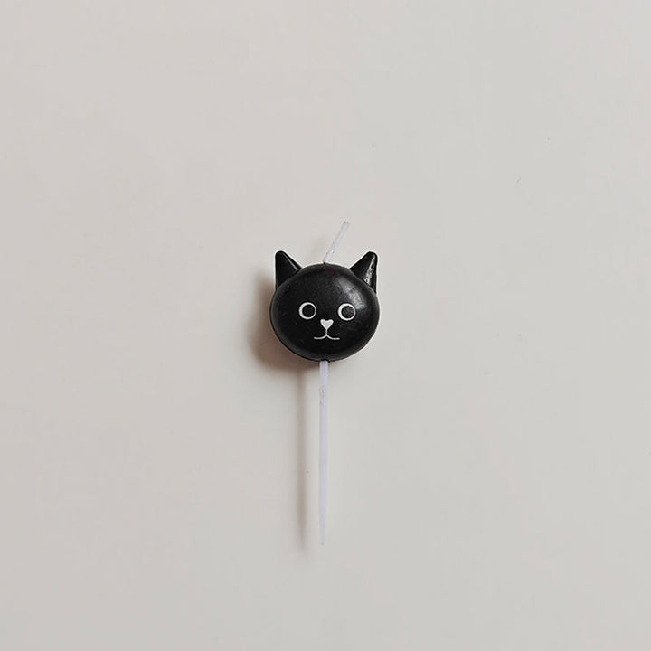 5pcs Cute Black Cat Birthday Candles