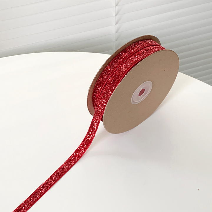 Glitter Sequins Velvet Ribbon (10mmx20m)