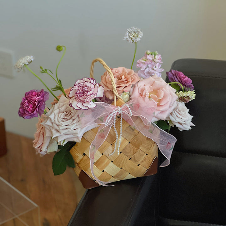 Small Size Flower Basket with Plastic Liner