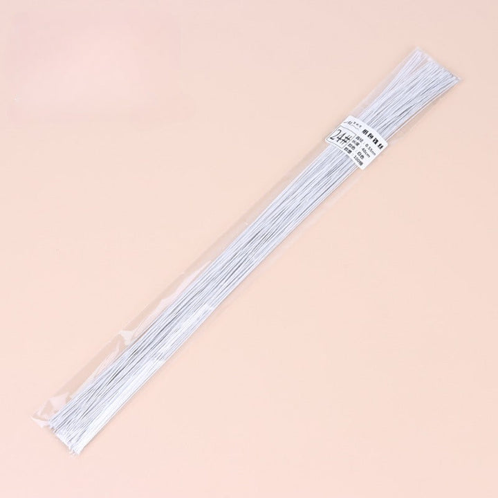 White Floral Wire for Crafts Pack 100, perfect as decorative floral.