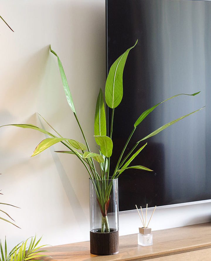 Artificial Tropical Palm Leaves Turtle Leaf Plant, perfect as fake indoor plants.